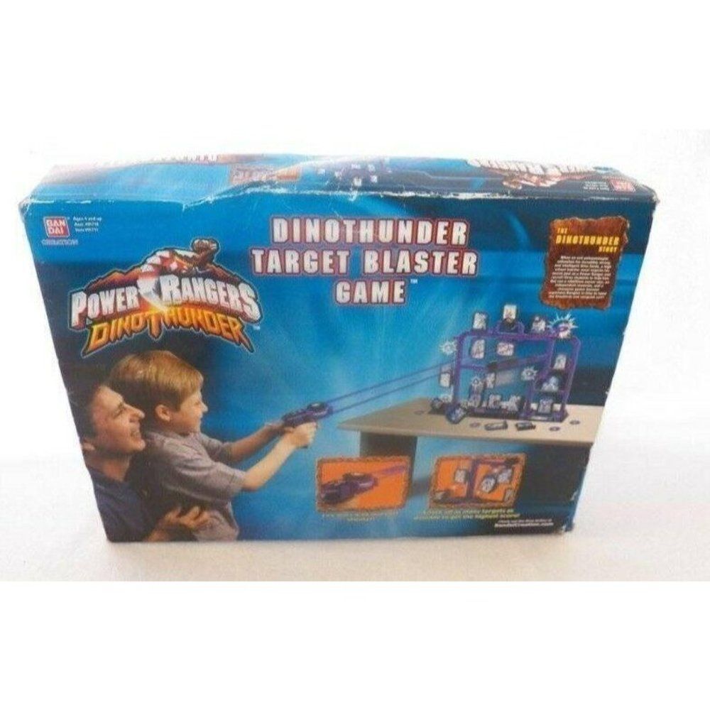 2003 Bandai MMPR Mighty Morphin Power Rangers Dino Thunder Target Blaster Game